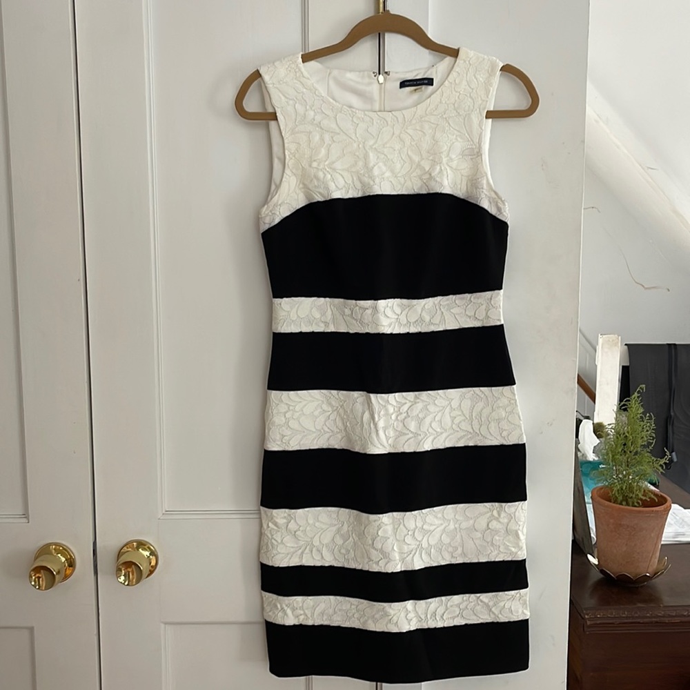 Tommy Hilfiger black and white dress